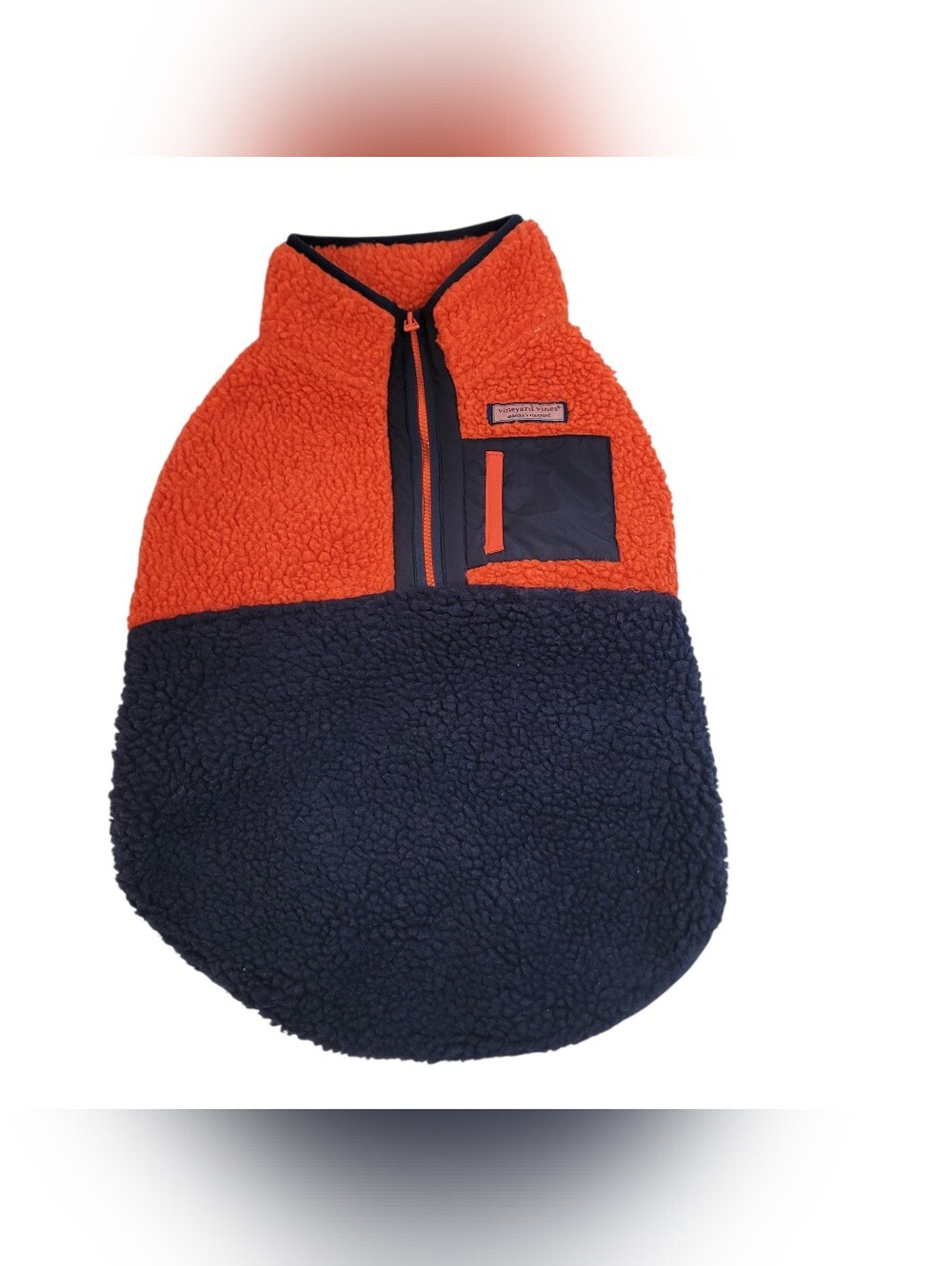 Vineyard Vines Pet Heritage High-Pile Fleece SuperShep Dog Vest XL